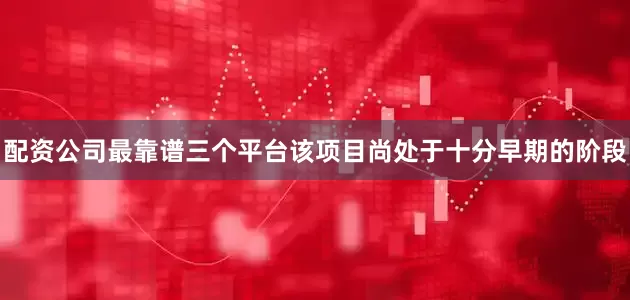 配资公司最靠谱三个平台该项目尚处于十分早期的阶段